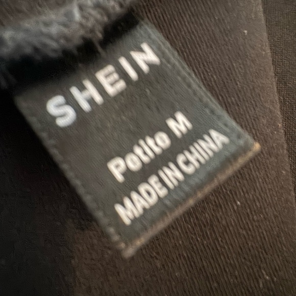 SHEIN Elegant Black Ruffle Sleeve Mini Dress - Picture 8 of 9